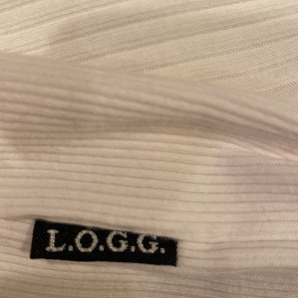 L.O.G.G. Tank Top Unisex, comfortable fit, white, made for H&M, size Medium - Picture 8 of 15